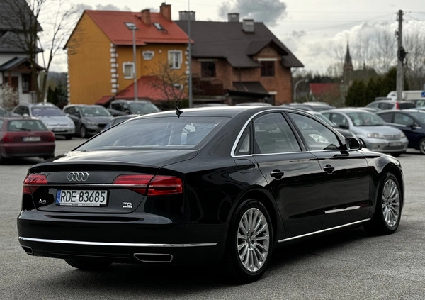 Audi A8 cena 121900 przebieg: 174500, rok produkcji 2015 z Rzeszów małe 529